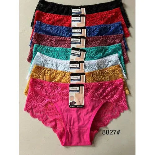 Coton Lots De 6 Caleçons Femmes - Multicolore